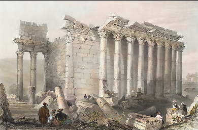 Exterior of the Great Temple, Balbec
