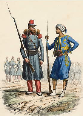Légion Étrangère, Tirailleurs Indigènes