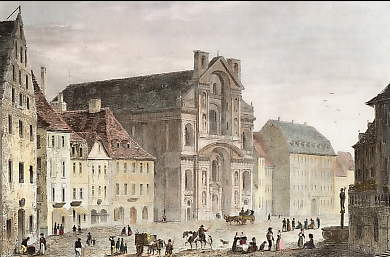 Place Du Marché et Église St. Martin à Bamberg 