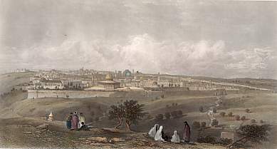 Jerusalem, from the Mount of Olives