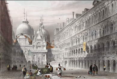 Cour Du Palais Ducal, Venise  
