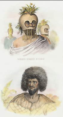 Hommes Masqués D´Hawai ; Pomare, 1er Roi De Tahiti 