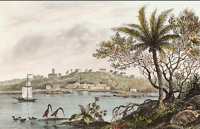 Ville et Château De Frederyca Dans L´°Ile De Parayba En 1628