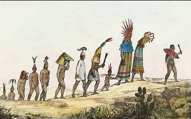 Masques De Tecunas, Scène De Mascarade