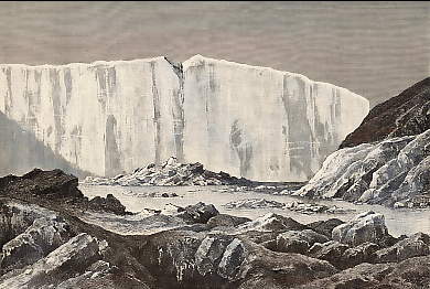 Terre De Grinnell, Front Du Glacier De Lady Henriette 