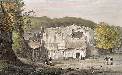 Front View of the Kylas, Caves of Ellora