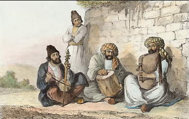 Musiciens à Bouschir 