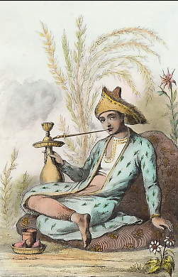 Page Géorgien D´après Une Peinture 