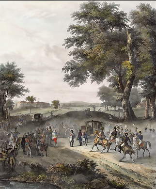 Napoléon Reçu Au Château De Louisbourg Par Le Duc De Wurtemberg, 2  Oct. 1805