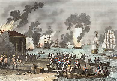 1793, Incendie De La Marine De Toulon Par Les Anglais 