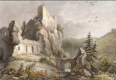 Die Burg Sperberstein im Bayerschen Rheinkreise