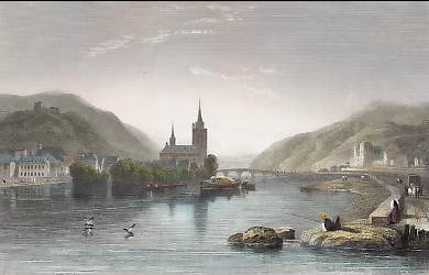 Bingen et Les Ruines De St. Hildegande 