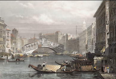 Venise, Vue Du Rialto 