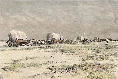 Convoi D´Émigrants Dans Les Makarakara