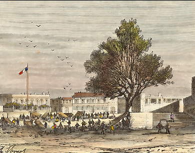 Place Du Gouvernement, à Gorée