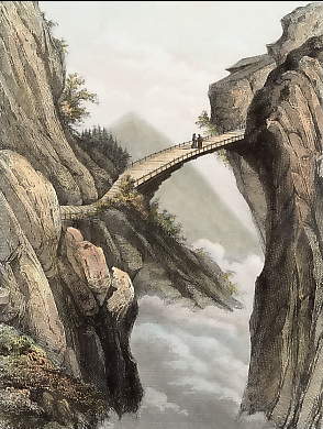Pont Suspendu De Kume, Dans Le Sinano