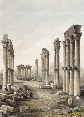 Temple De Neptune et Grande Galerie (Palmyre)