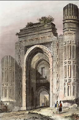 Portique De La Mosquée Extérieure De Soultanich 