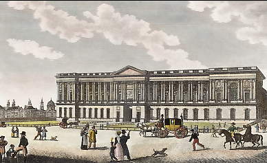 Vue De La Colonnade Du Louvre 