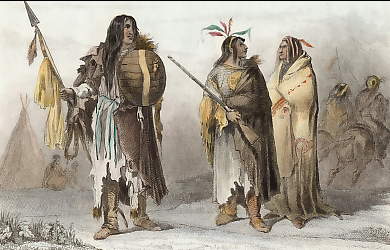 Guerriers Indiens, Chefs Assiniboins 