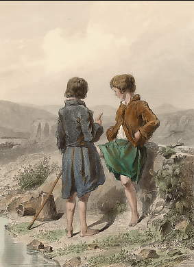 Jeunes Garcons Des Îles Hébrides 