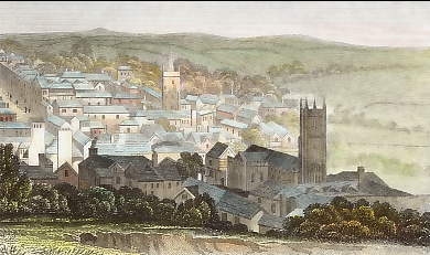 The Town of Ashburton, Devonshire 