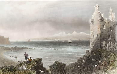 Isle of Arran from Greenan Castle