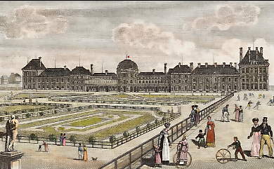 Vue Du Palais Des Tuileries, Du Côté Du Jardin 