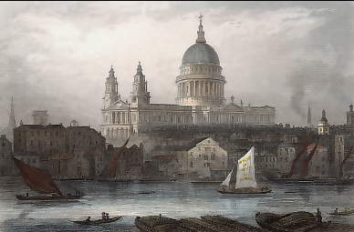 Londres, Vue de St. Paul