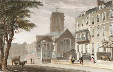 Chelsea Old Church, and Sir Han Sloane´s Monument 