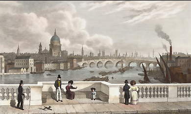 View of London, from Waterloo Bridge 