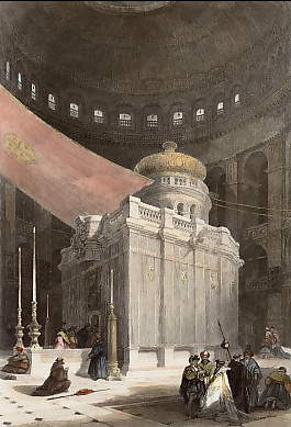 Jerusalem Interior of the Church of the Holy Sepulchre 