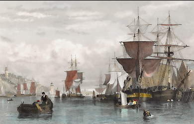 The Tyne from South Shields, Durham 