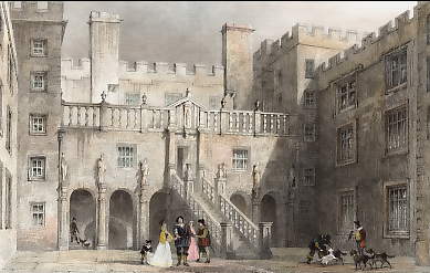 The Court Yard, Chillingham Castle