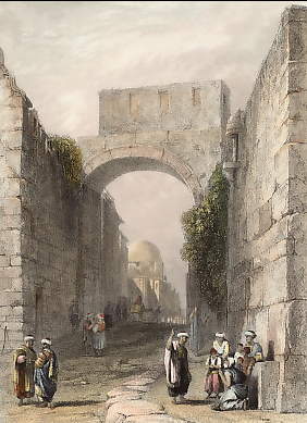 Street in Jerusalem, House of the Governor