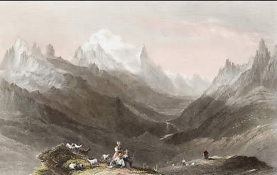 The Col De Balme, Looking Towards Chamouni