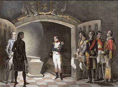 Napoléon Au Tombeau De Frédéric Le Grand