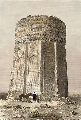Tour De Meimandan, Sur La Route De Damghan à Meched