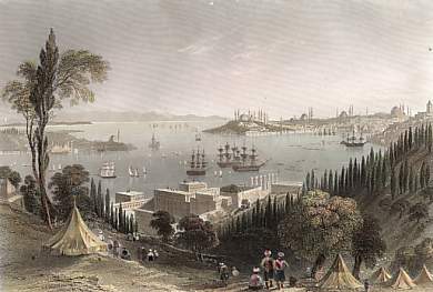 Scene from Above the New Palace of Beshik-Tash