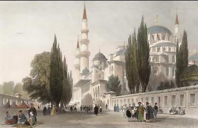 Mosque of Sultan Soliman, from the Outer Court