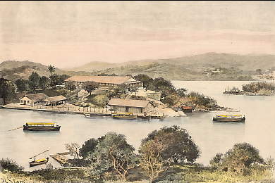 Établissement Des Immigrants Dans L´Ilha Das Flores, Baie De Rio