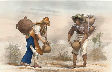Types Mexicains: Le Porteur D´Eau, Le Potier  