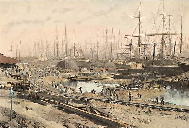 Port De Santos, Vue Prise En 1891