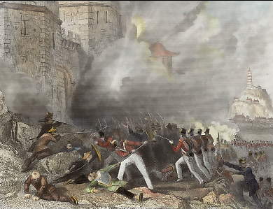 Capture of Chin Keang Foo, 21st July 1843