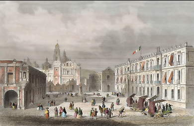Place Santo Domingo, à Mexico