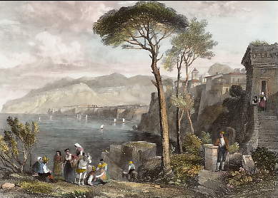 Plain & Bay of Sorrento, Italy