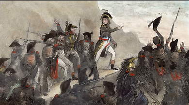Le Général Bonaparte Montre Les Plaines De L´Italie à Ses Soldats 