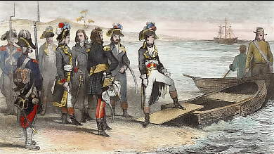 Le Général Bonaparte Prêt à Quitter L´Égypte Pour Revenir En France 