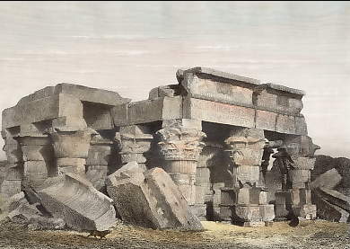 Tempel Ruine Koum-Ombo, Ober-Aegypten