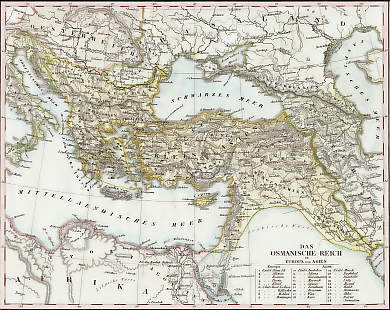 Das Osmanische Reich in Europa Und Asien 